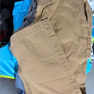 Men's American Eagle flat front kaki